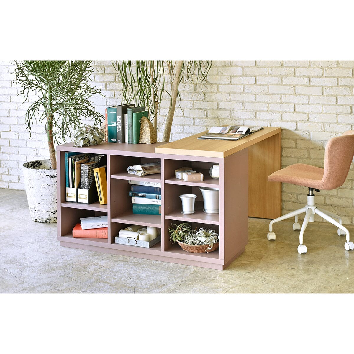 Shelf Desk Brown