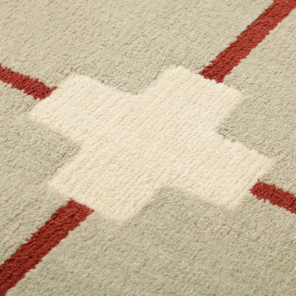 Tapis Cross Check Medium 2000X1400 Vert