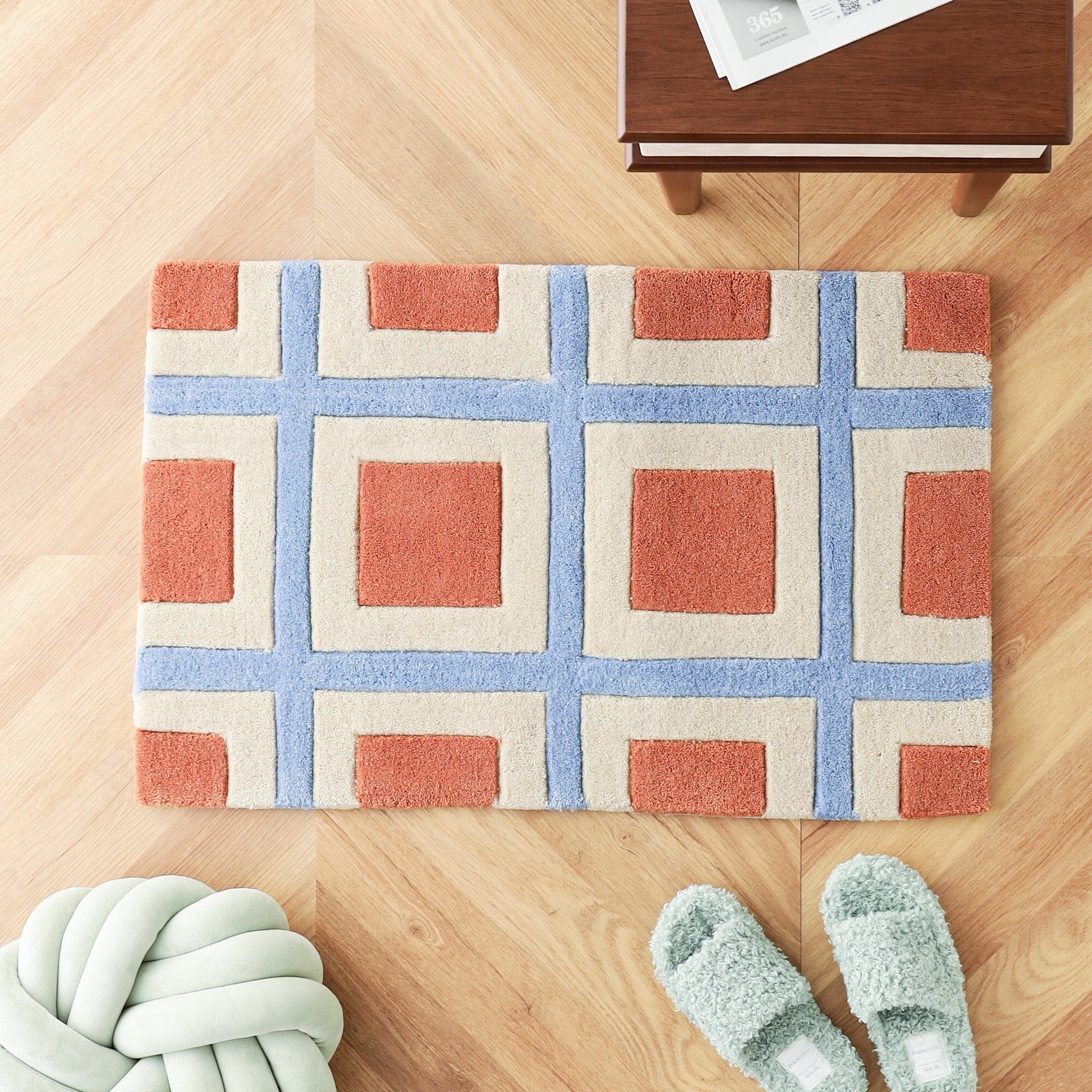 Mat 800X500 Orange X Blue