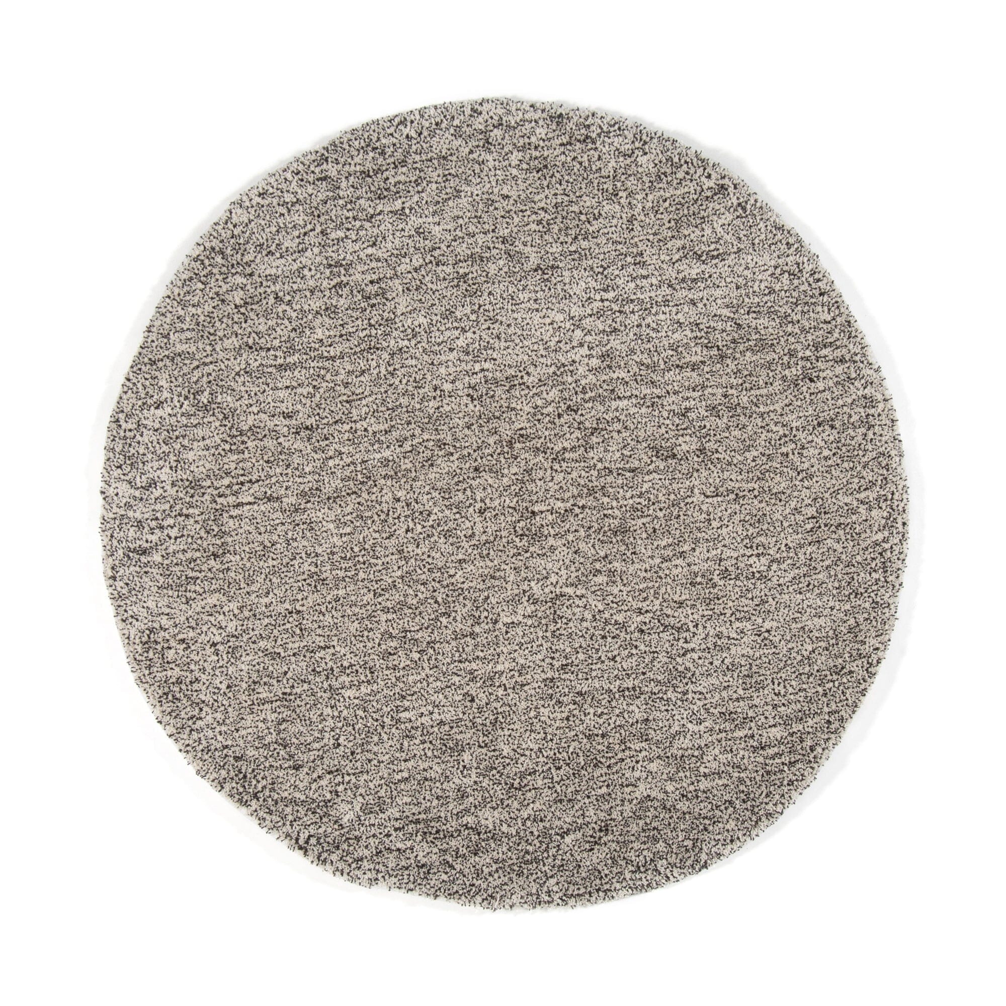 Round Rug Φ1500 Ivory X Black