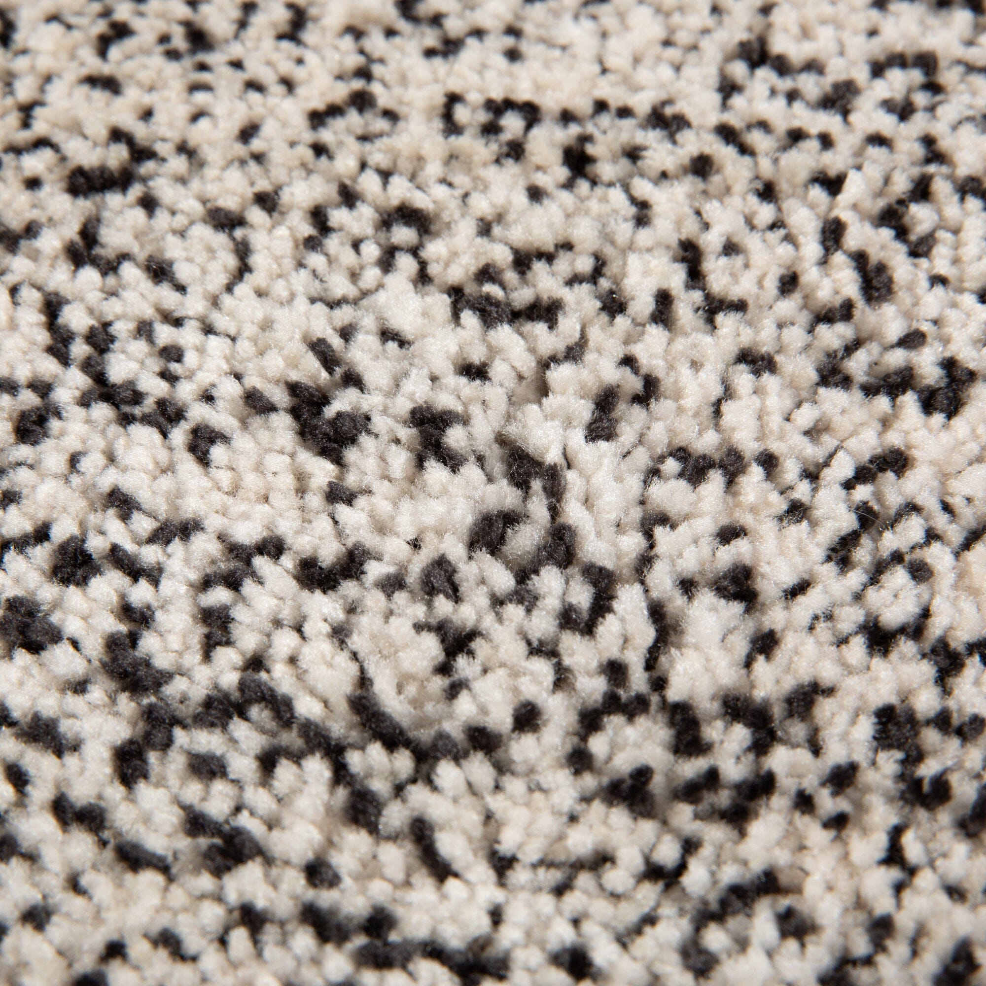 Round Rug Φ1500 Ivory X Black