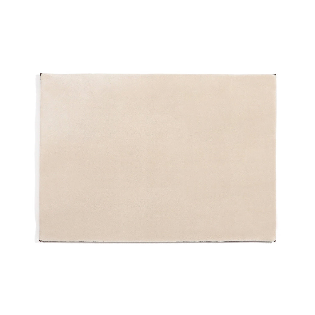 Tapis petit grège X marron