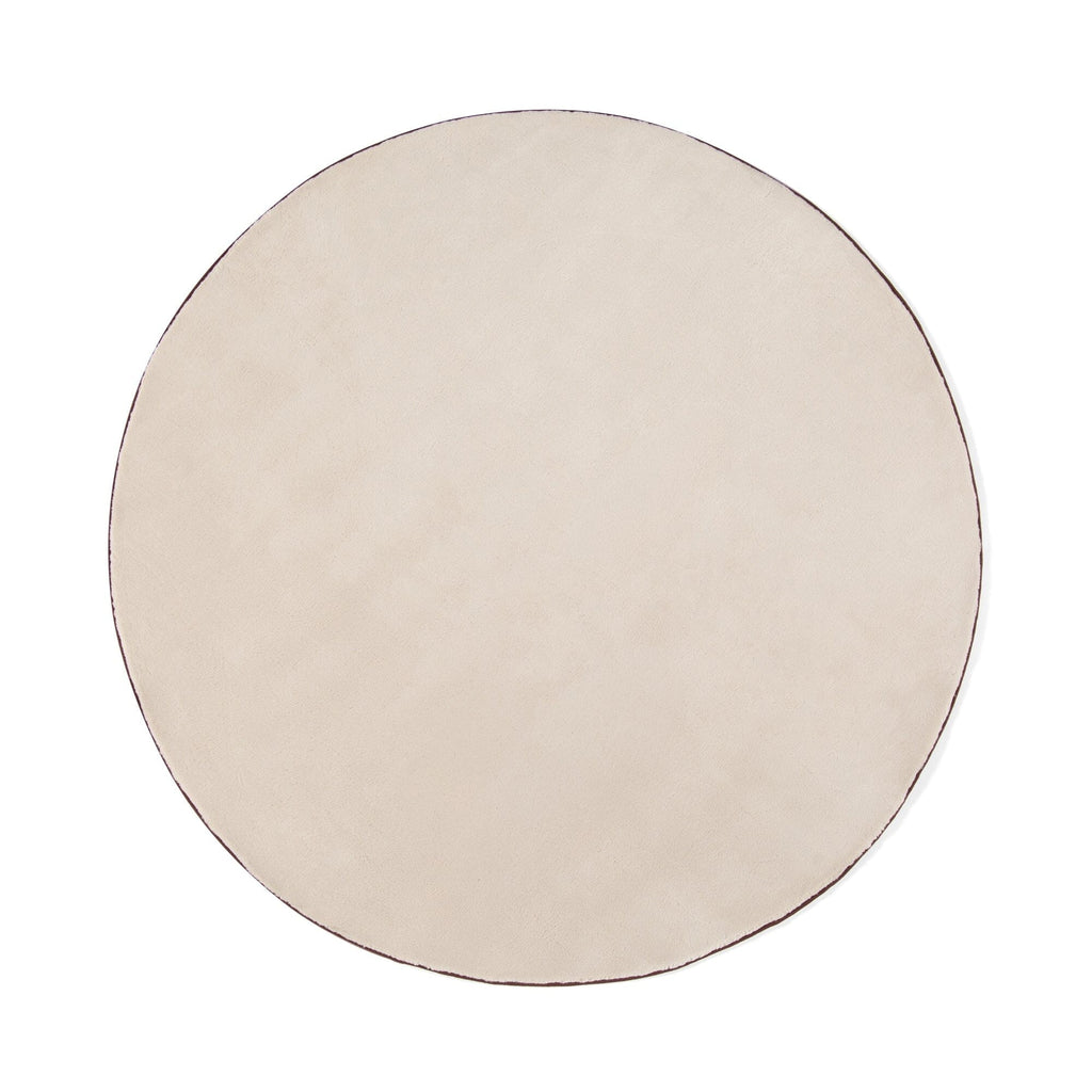 Tapis rond Φ1500 Grège X Marron