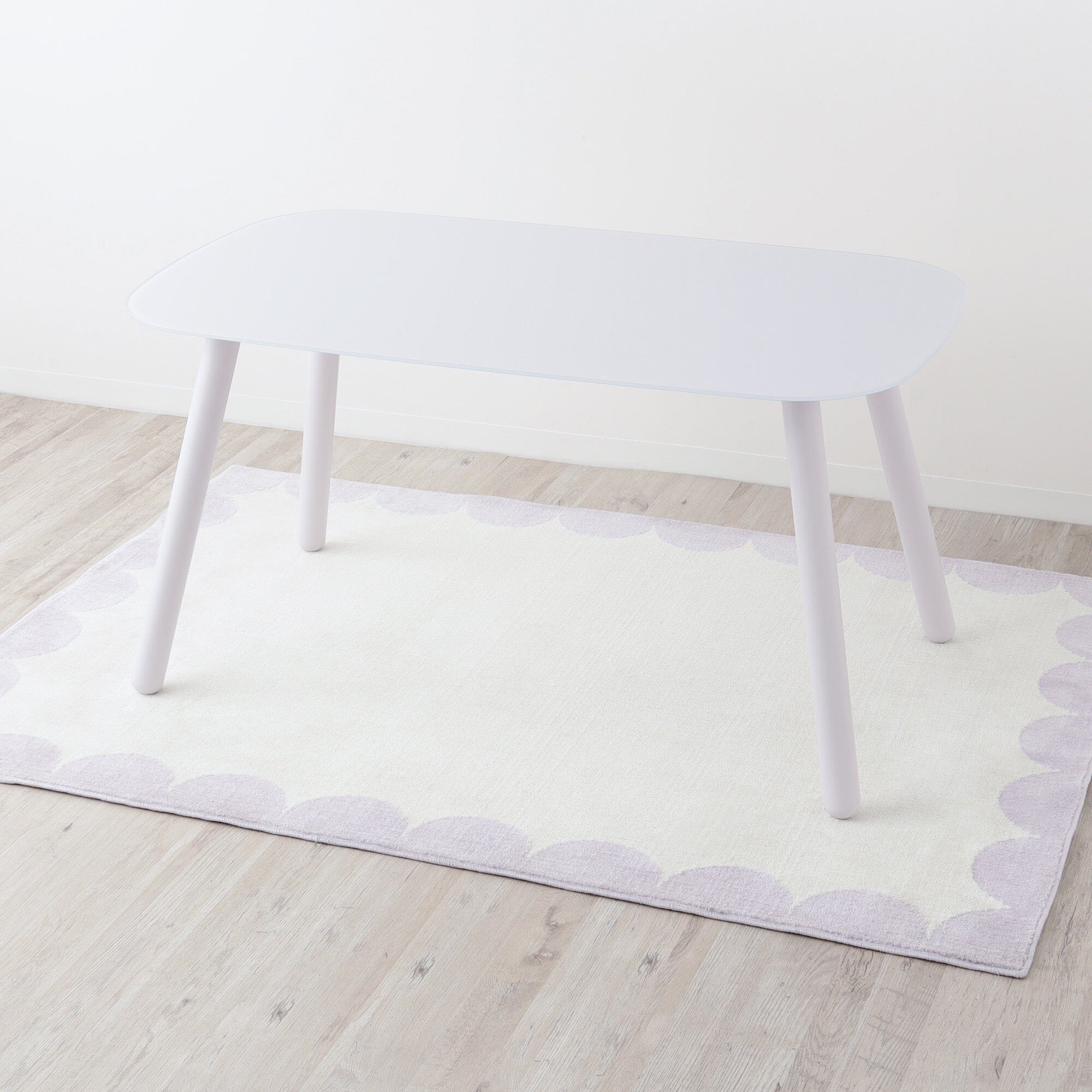 Rug Medium Light Purple X Ivory