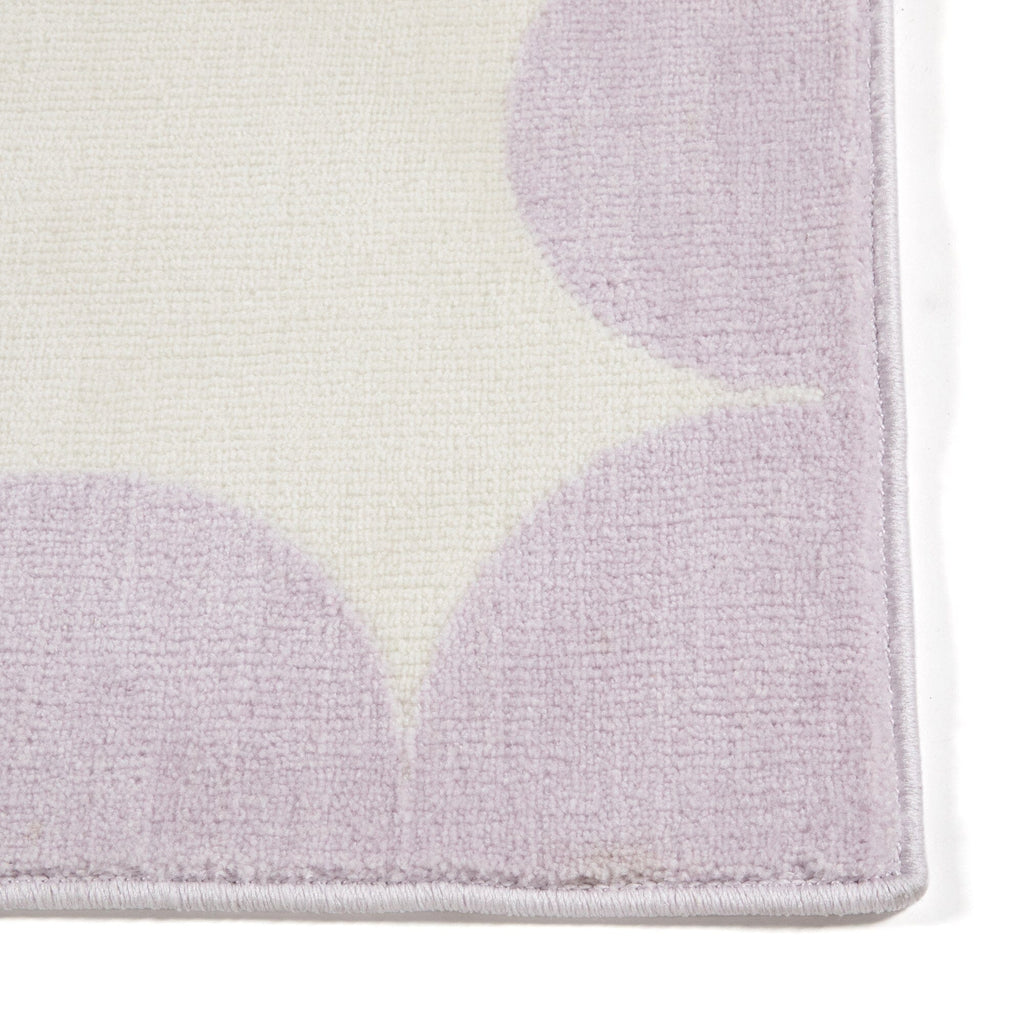 Tapis L Lilas X Ivoire