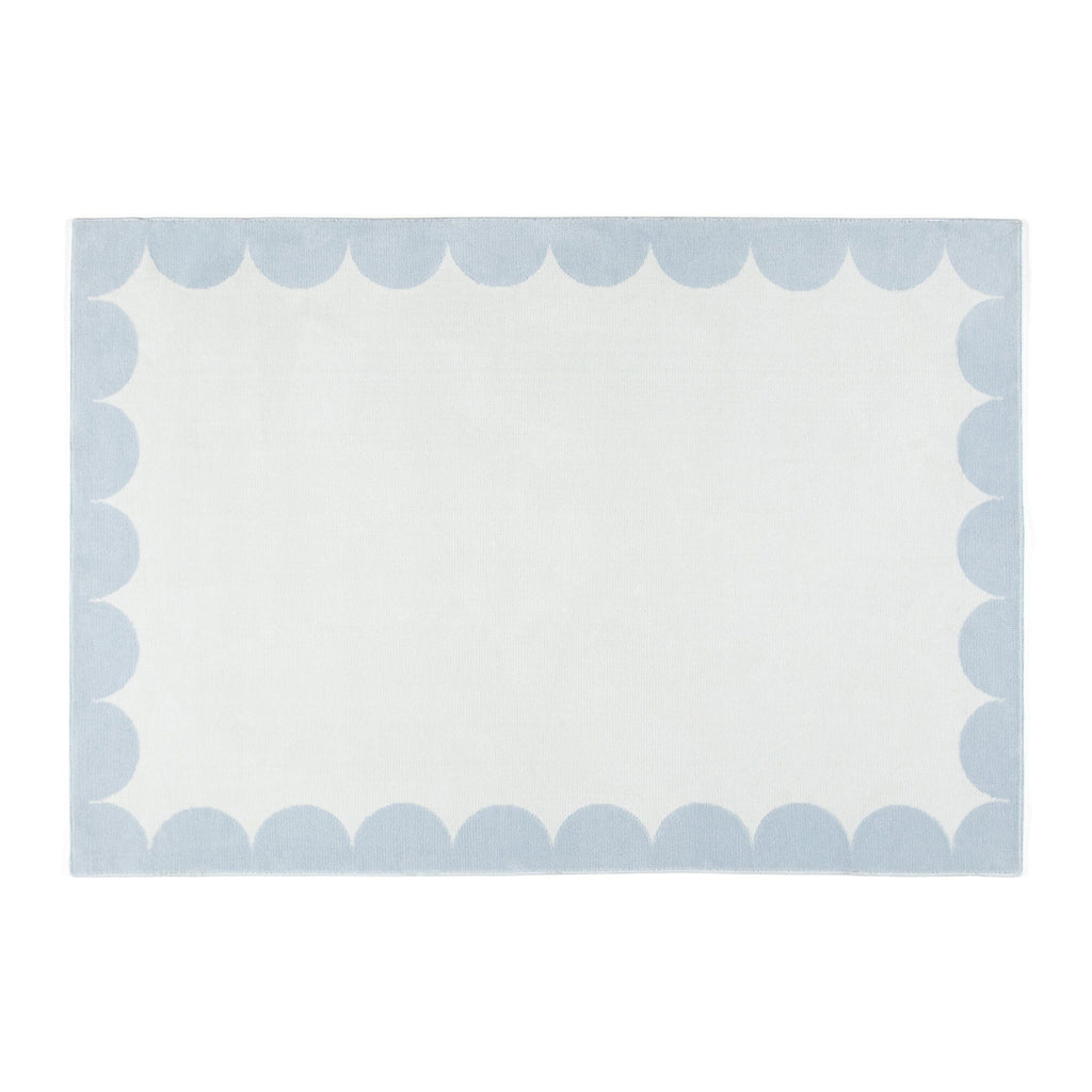 Tapis L Bleu clair X Gris clair