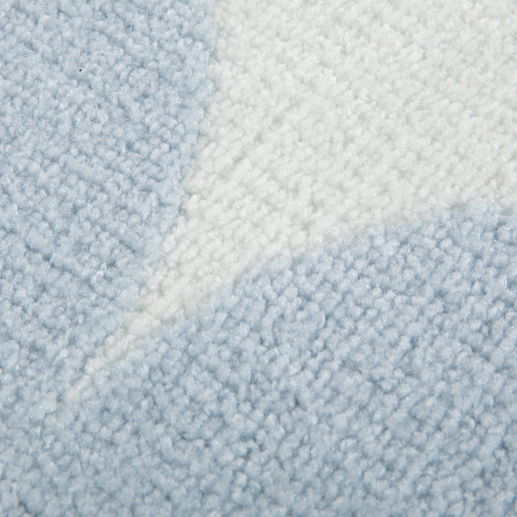 Tapis L Bleu clair X Gris clair