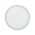 Tapis Φ1500 Bleu clair X Gris clair