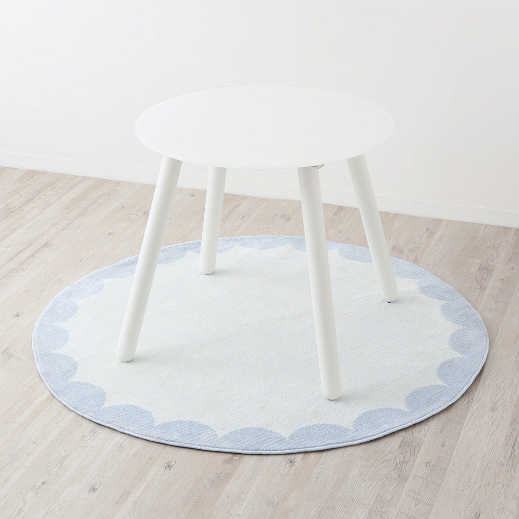 Tapis Φ1500 Bleu clair X Gris clair