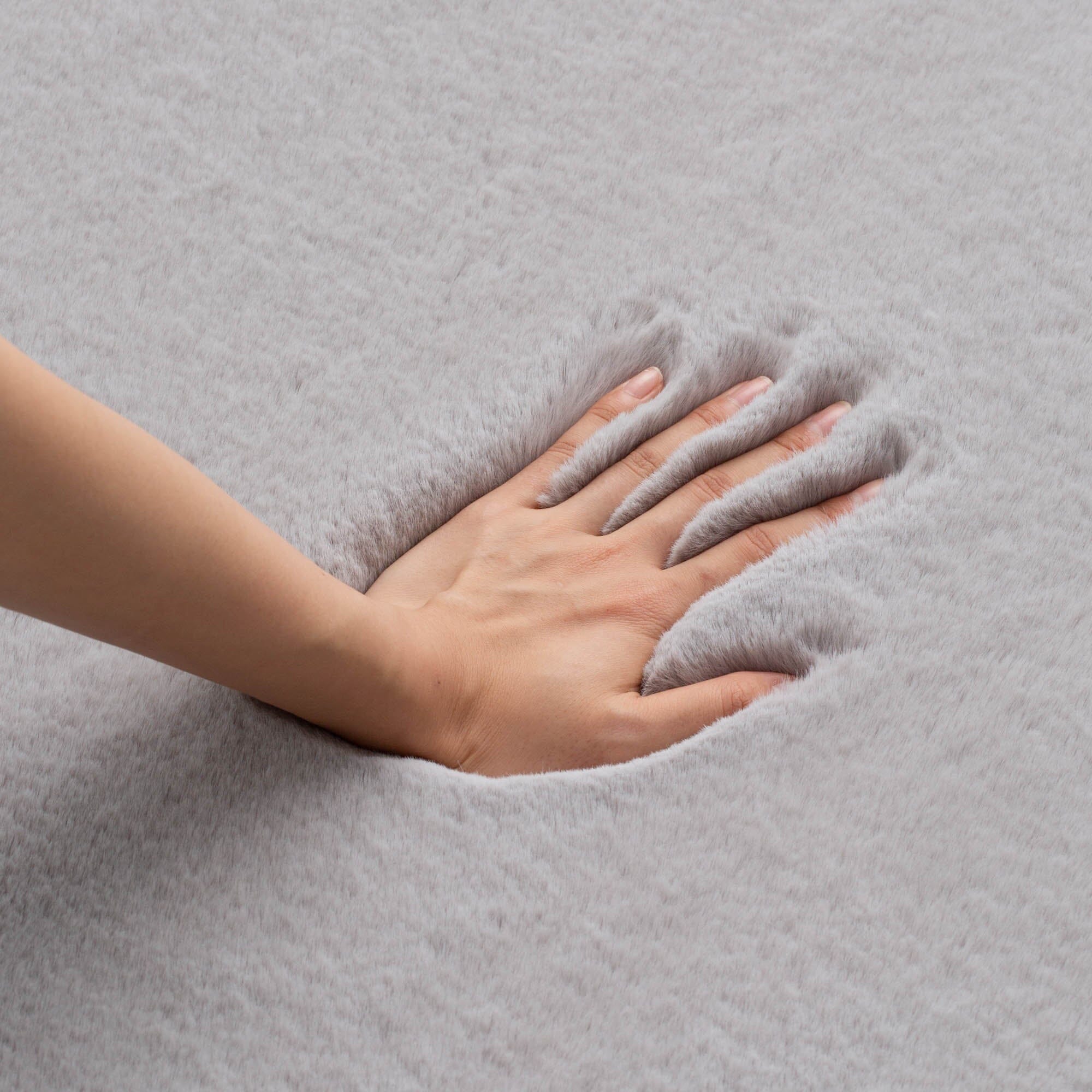 Memory Foam Rug 2 Medium Gray