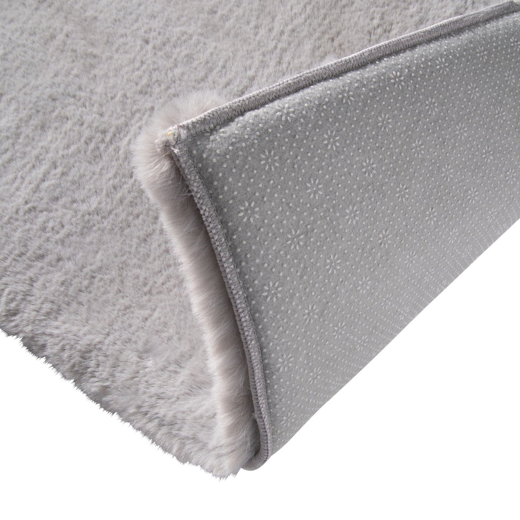 Memory Foam Rug 2 Large Gray