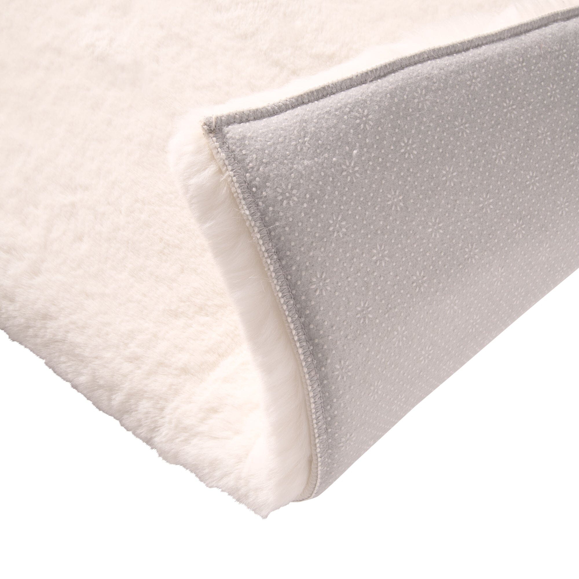 Memory Foam Rug 2 Large Ivory