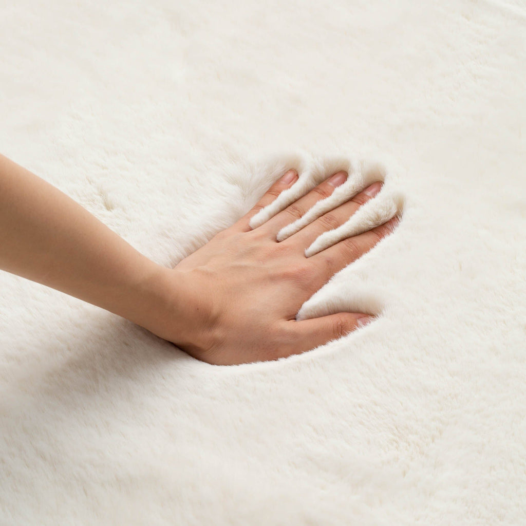 Memory Foam Round Rug 2 Φ1500 Ivory