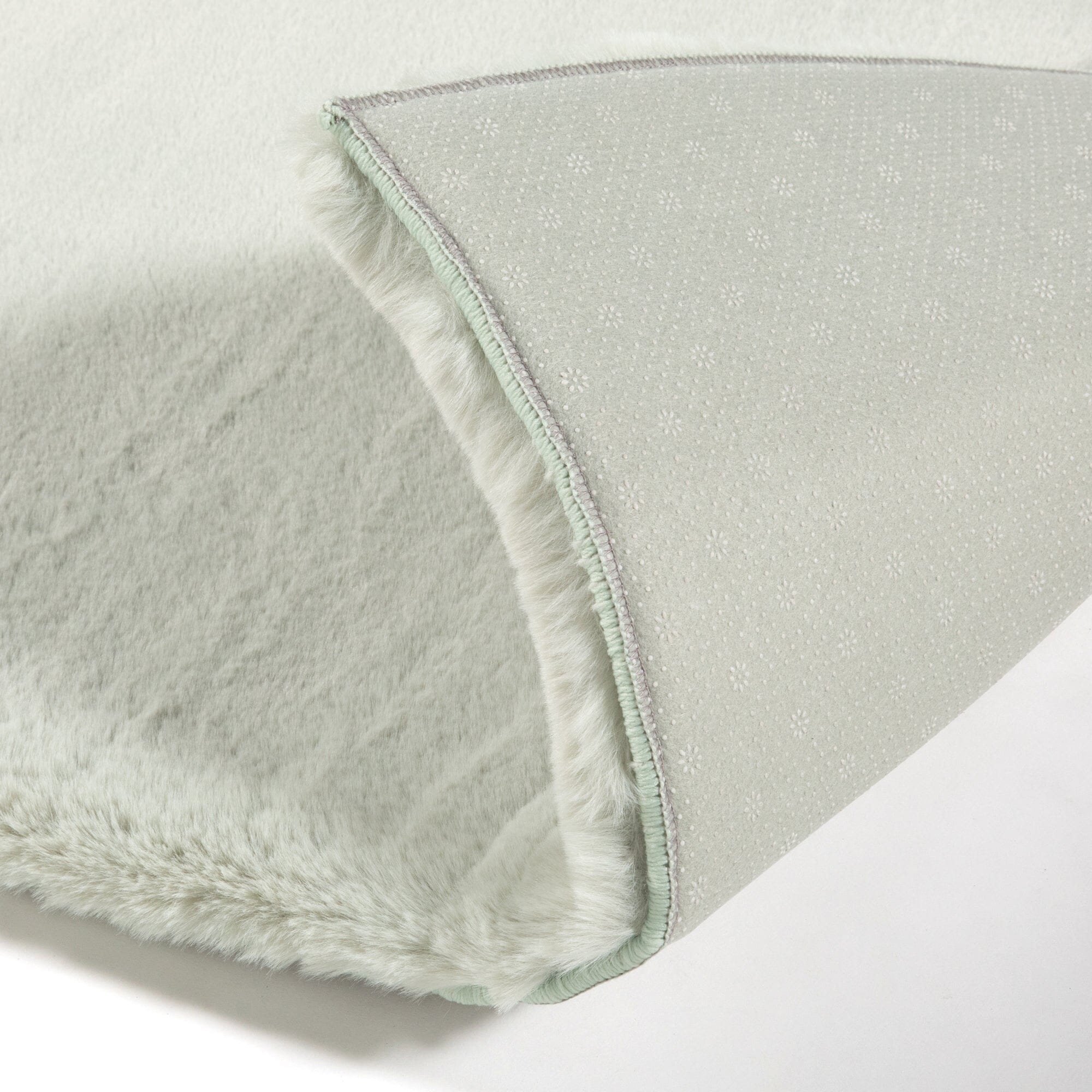 Memory Foam Rug 2 Large Light Green