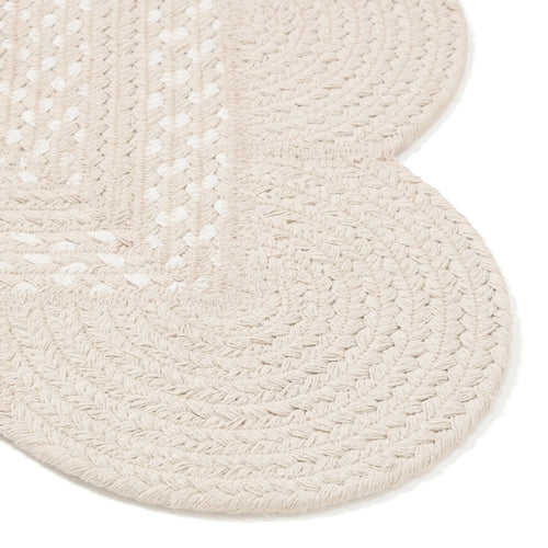 Tapis Coton Petit Beige x Blanc
