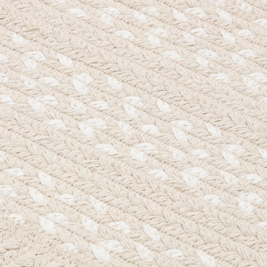 Cotton Rug Small Beige x White