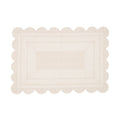 Cotton Rug Medium Beige x White