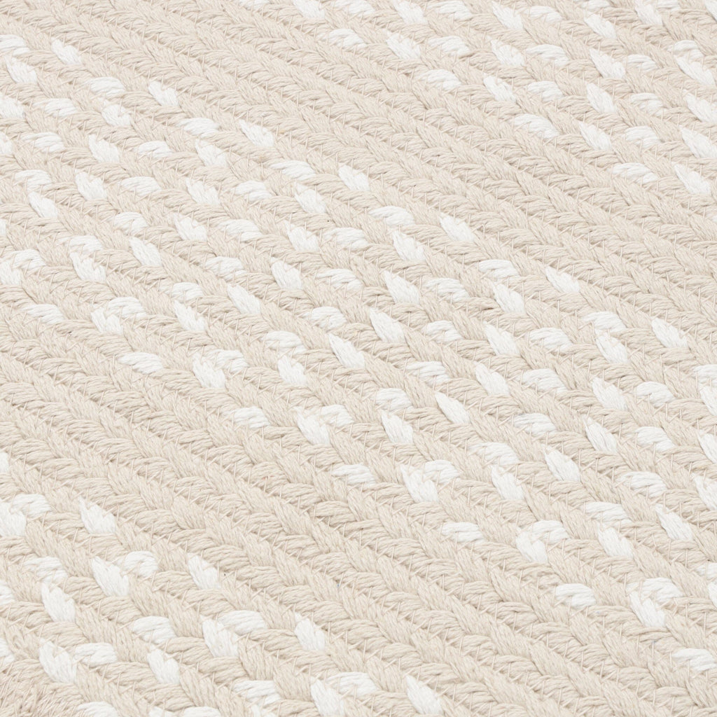 Cotton Rug Medium Beige x White