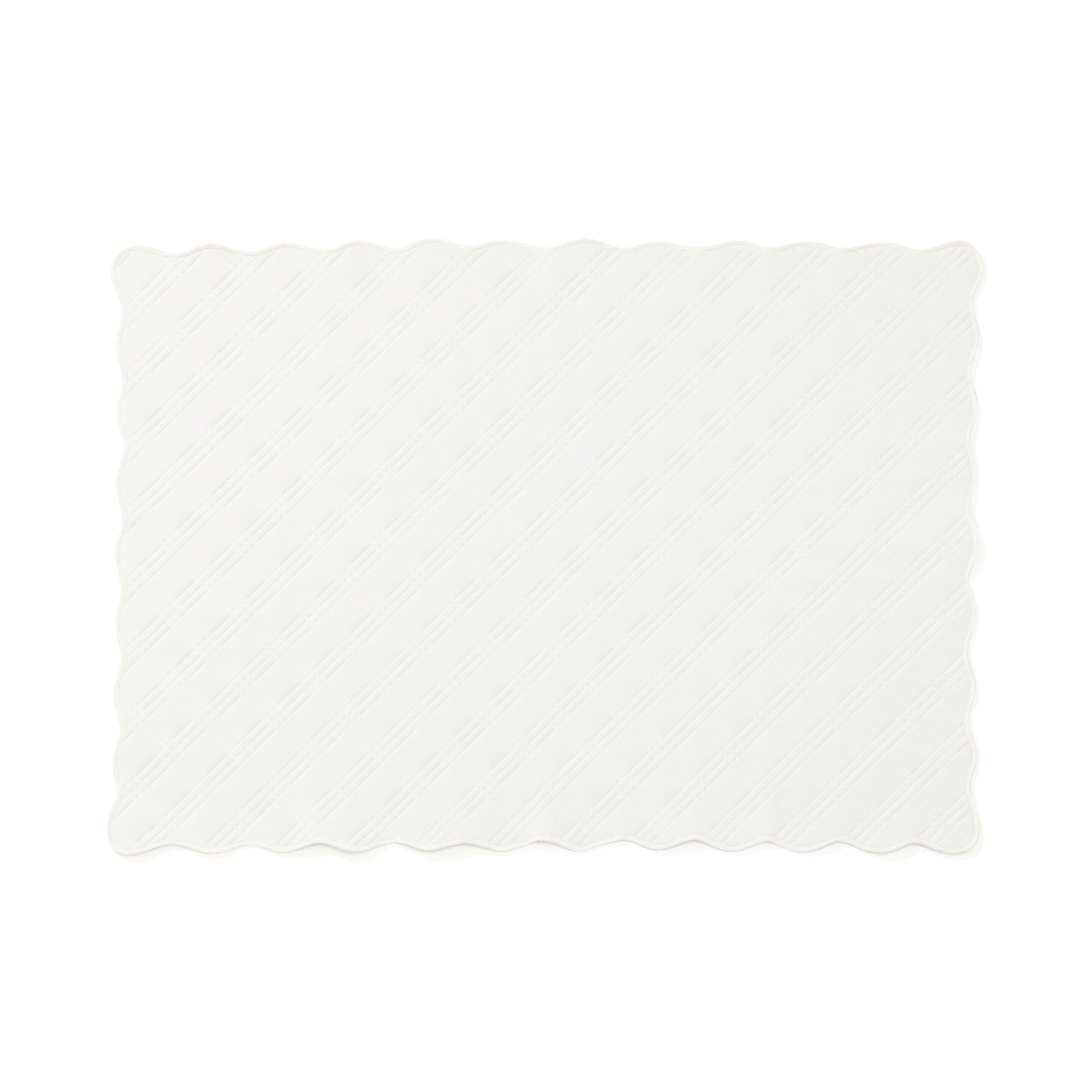 Rug Scallop Medium Ivory