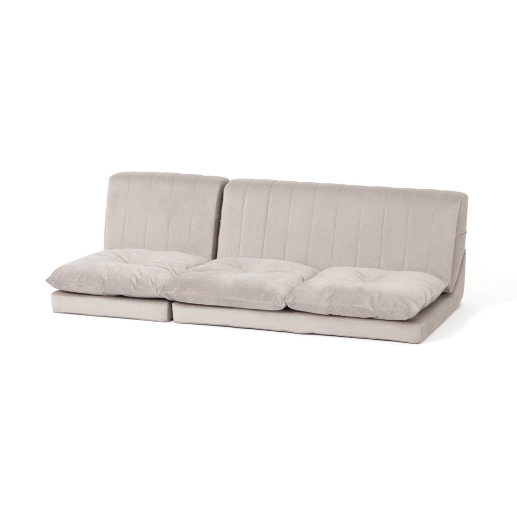 Low Sofa Plus 2S W1000×D750×H390 Grey