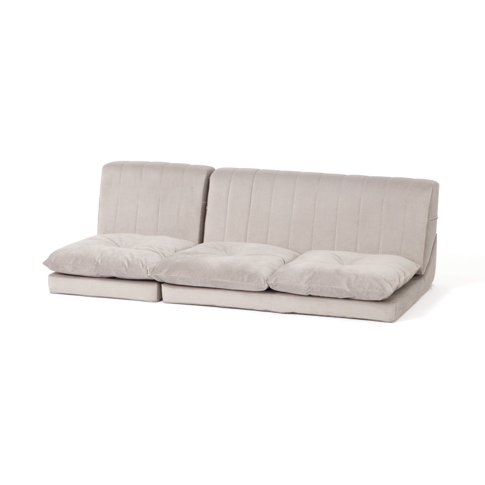 Low Sofa Plus 2S W1000×D750×H390 Grey