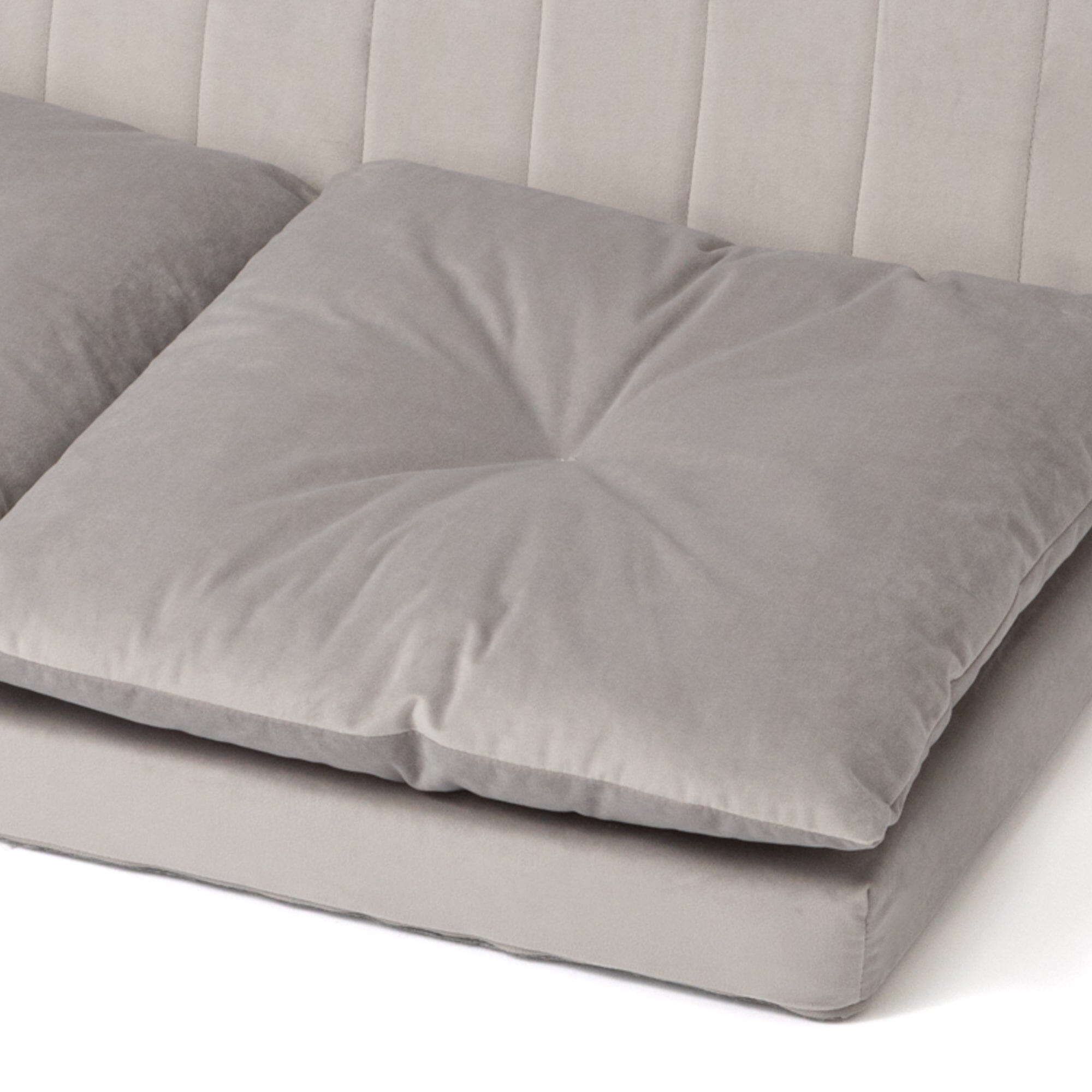 Low Sofa Plus 2S W1000×D750×H390 Grey