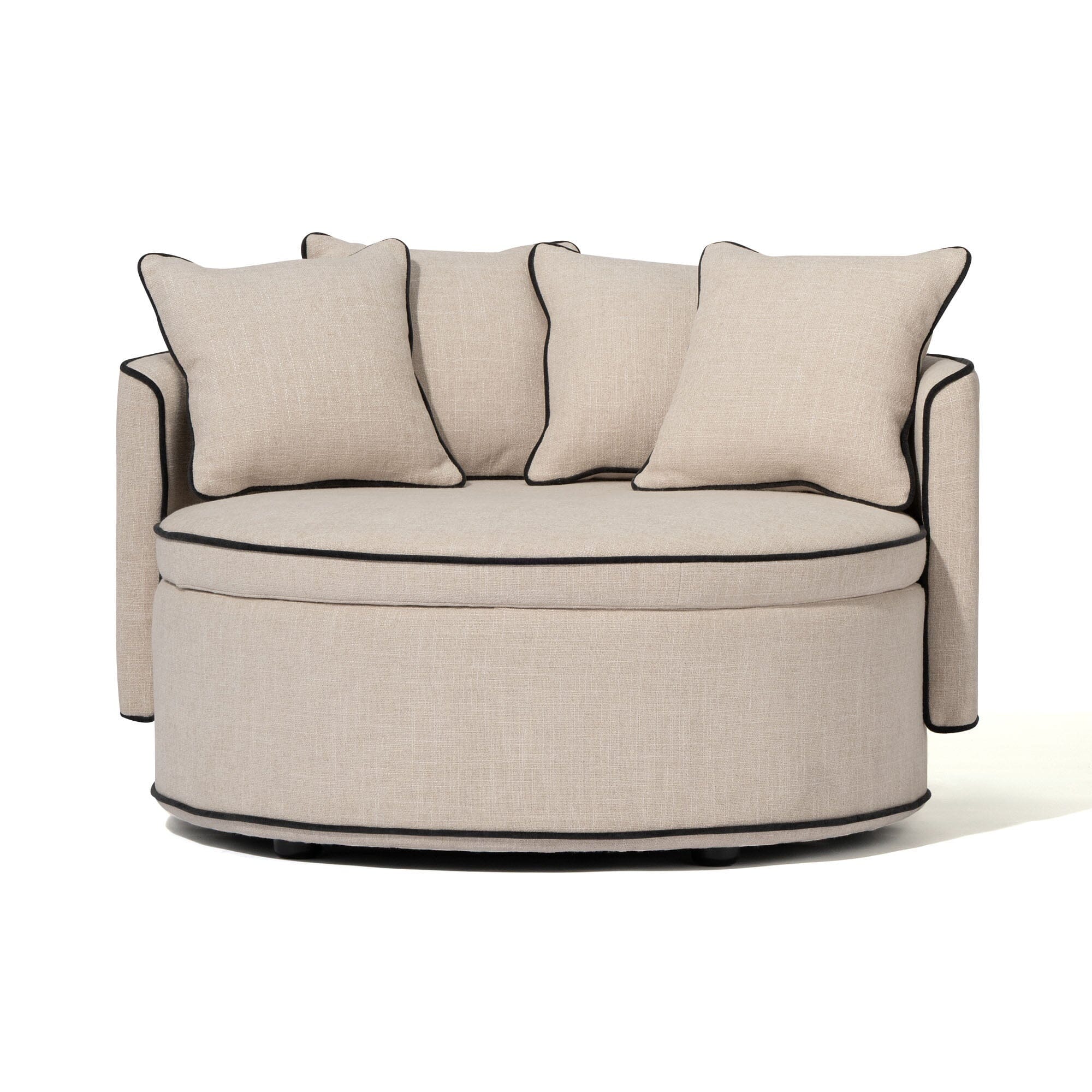 Sofa Round Light Beige