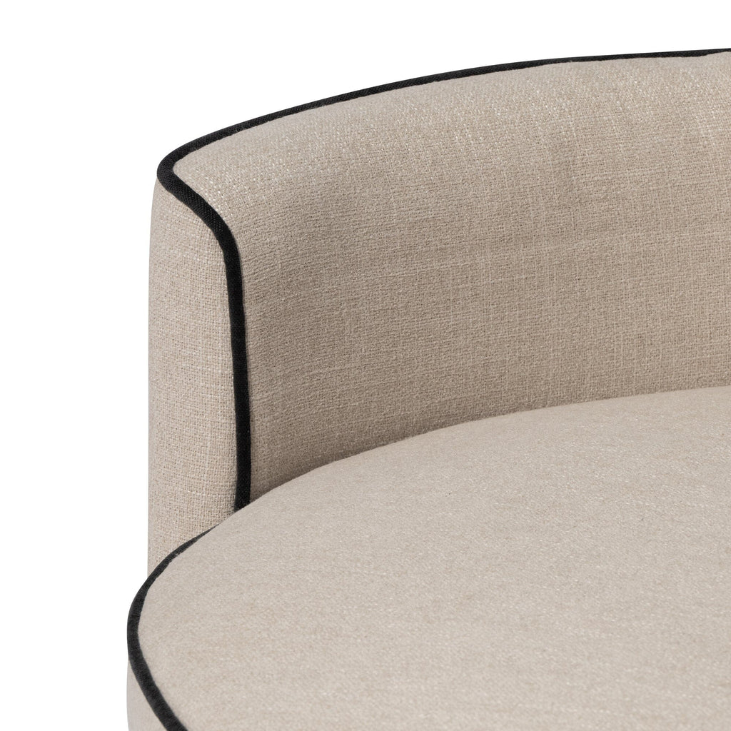 Sofa Round Light Beige