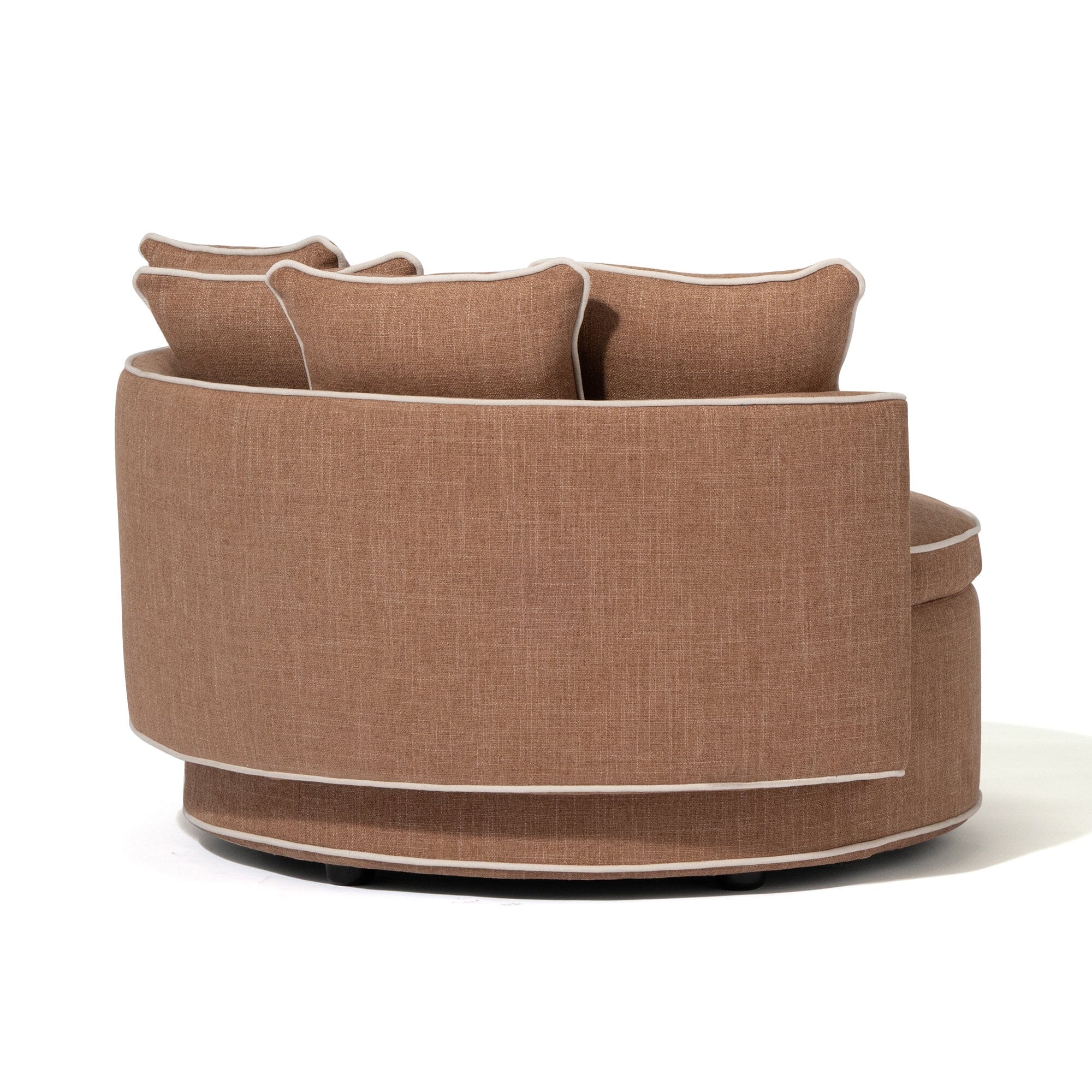 Sofa Round Light Brown