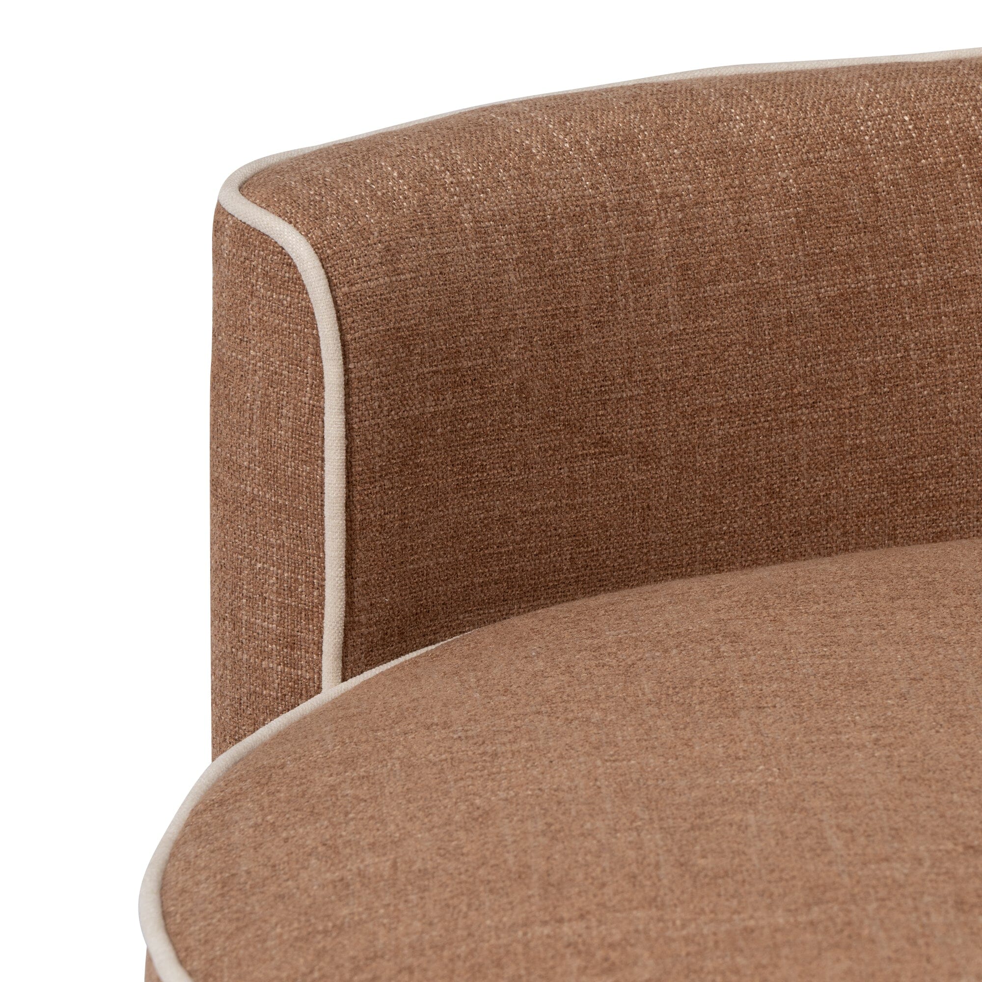 Sofa Round Light Brown