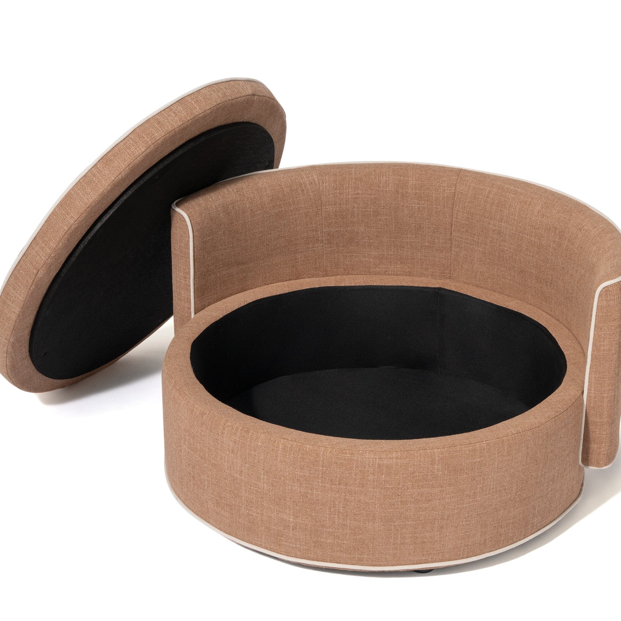 Sofa Round Light Brown