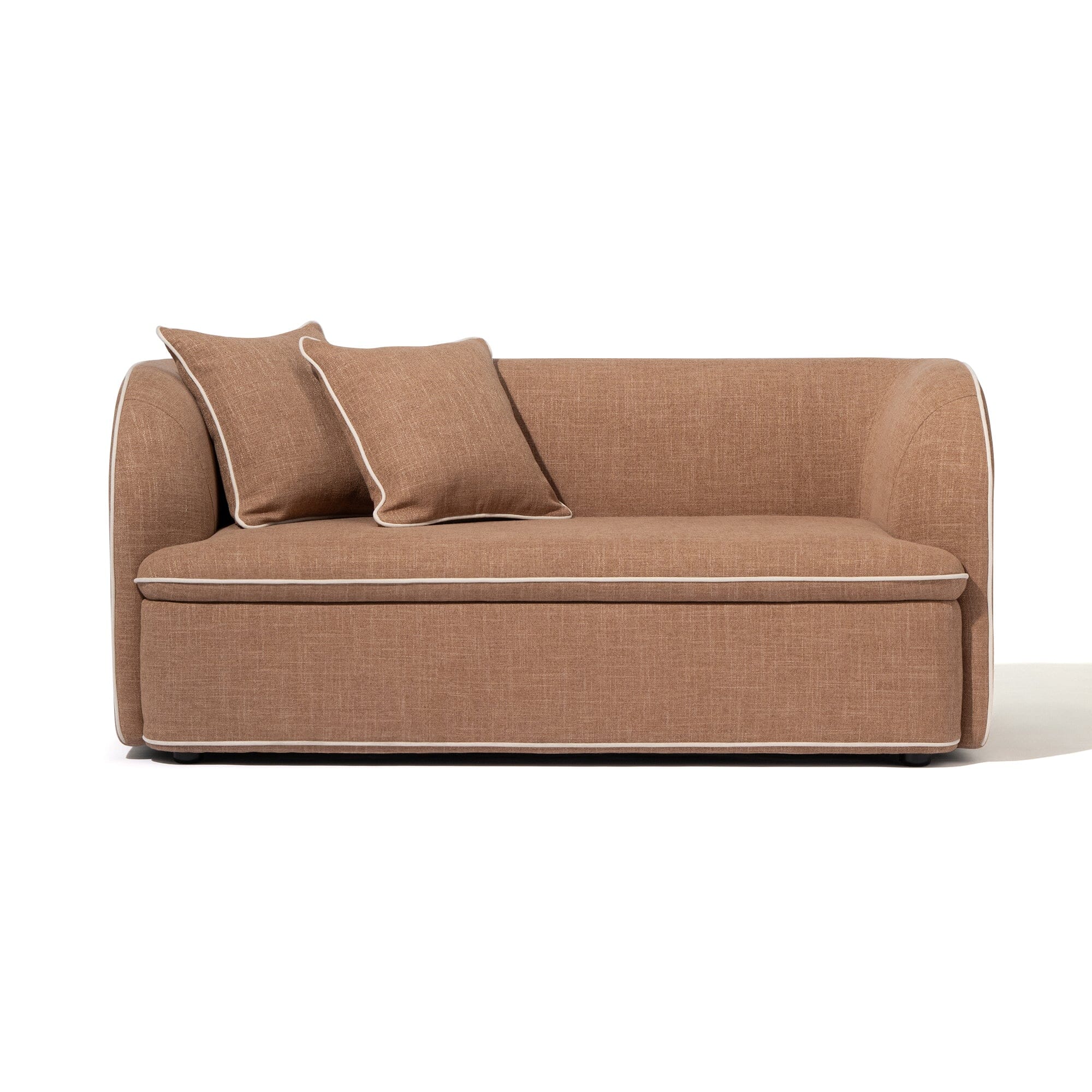 Sofa 2 Seat Light Brown