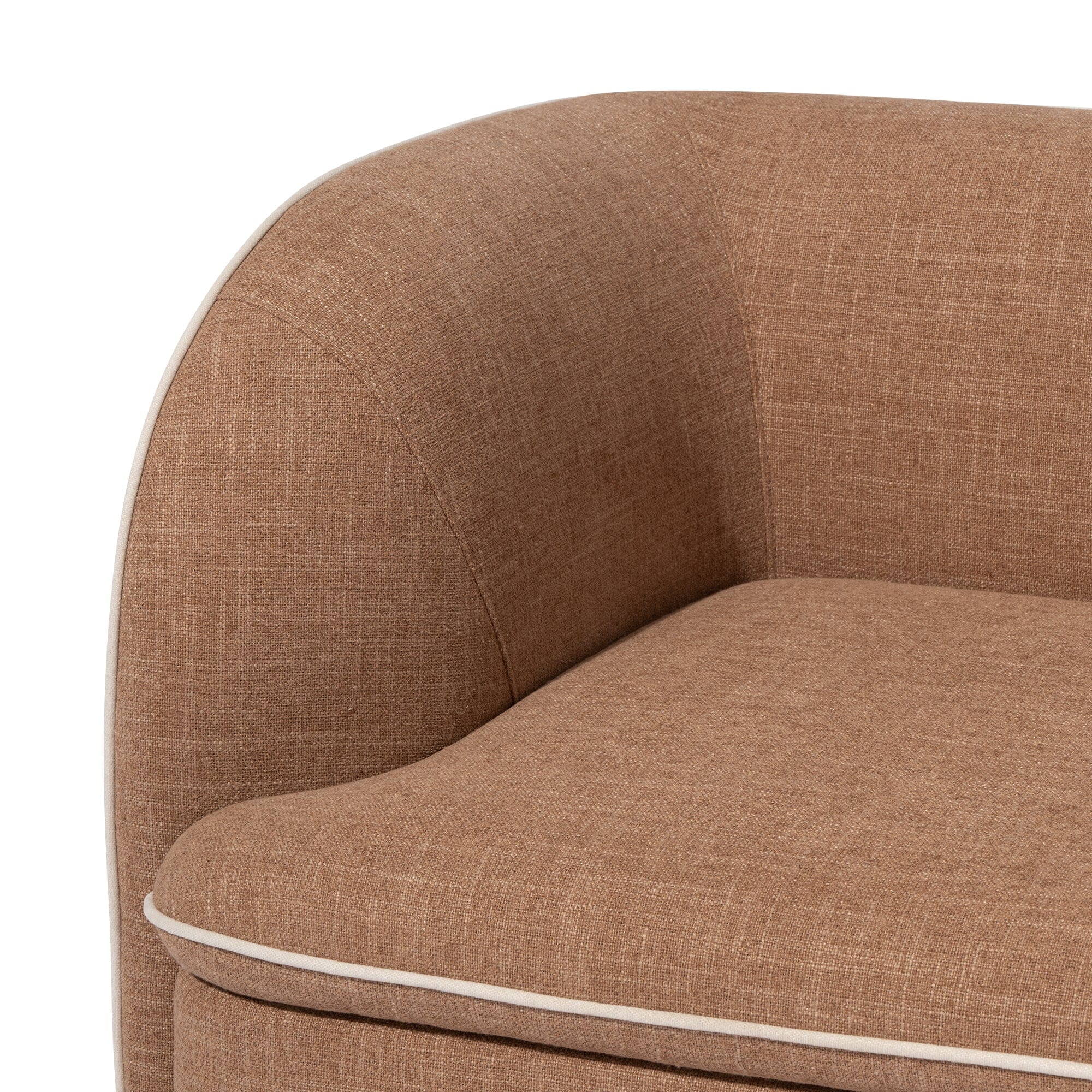 Sofa 2 Seat Light Brown