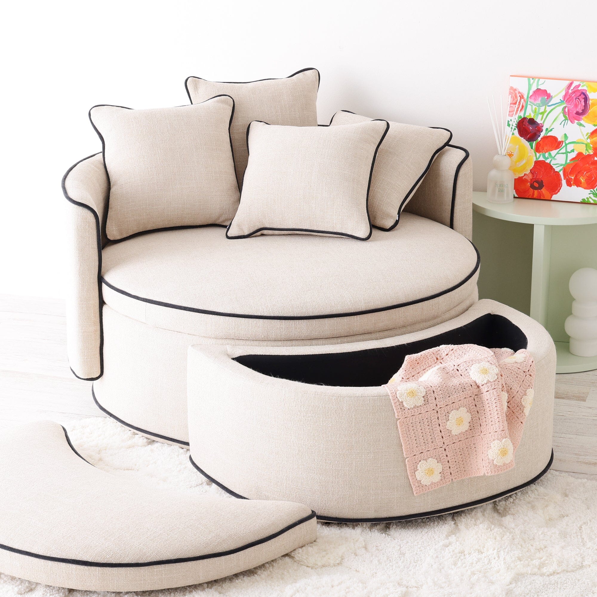 Ottoman Light Beige