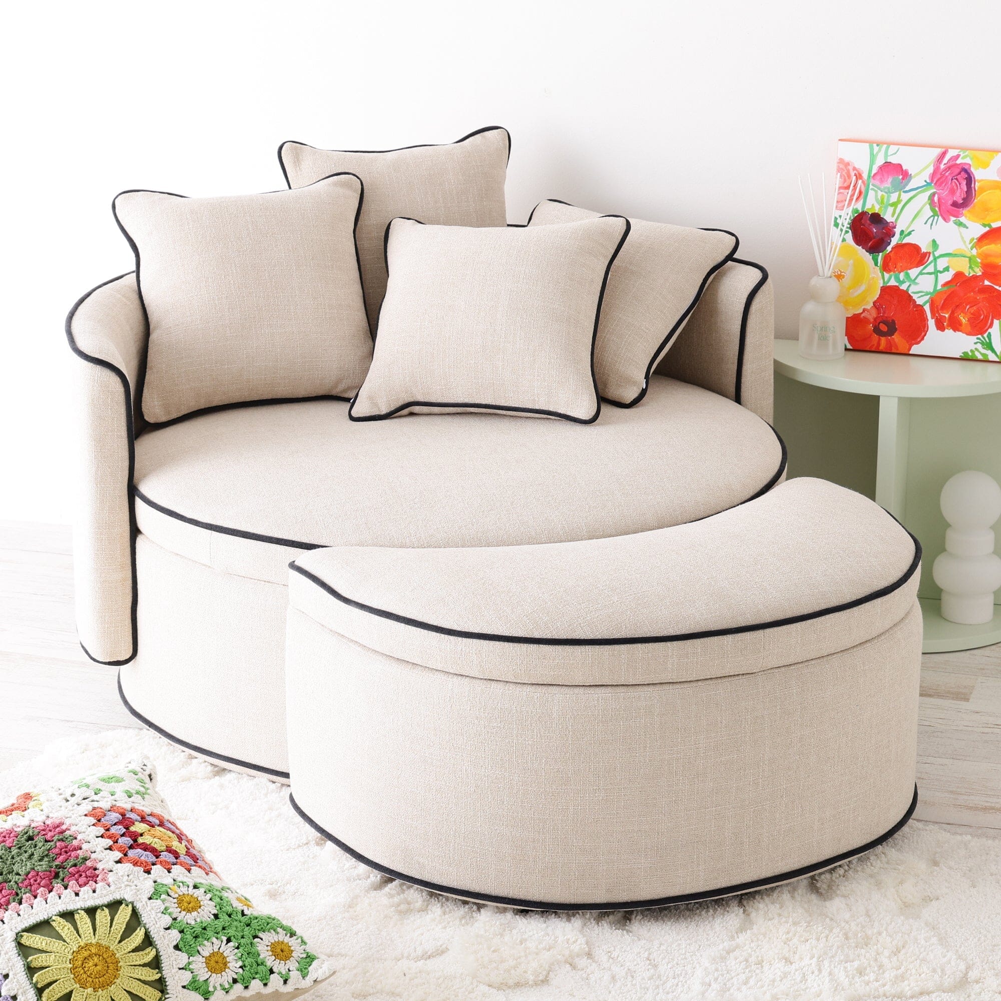 Ottoman Light Brown
