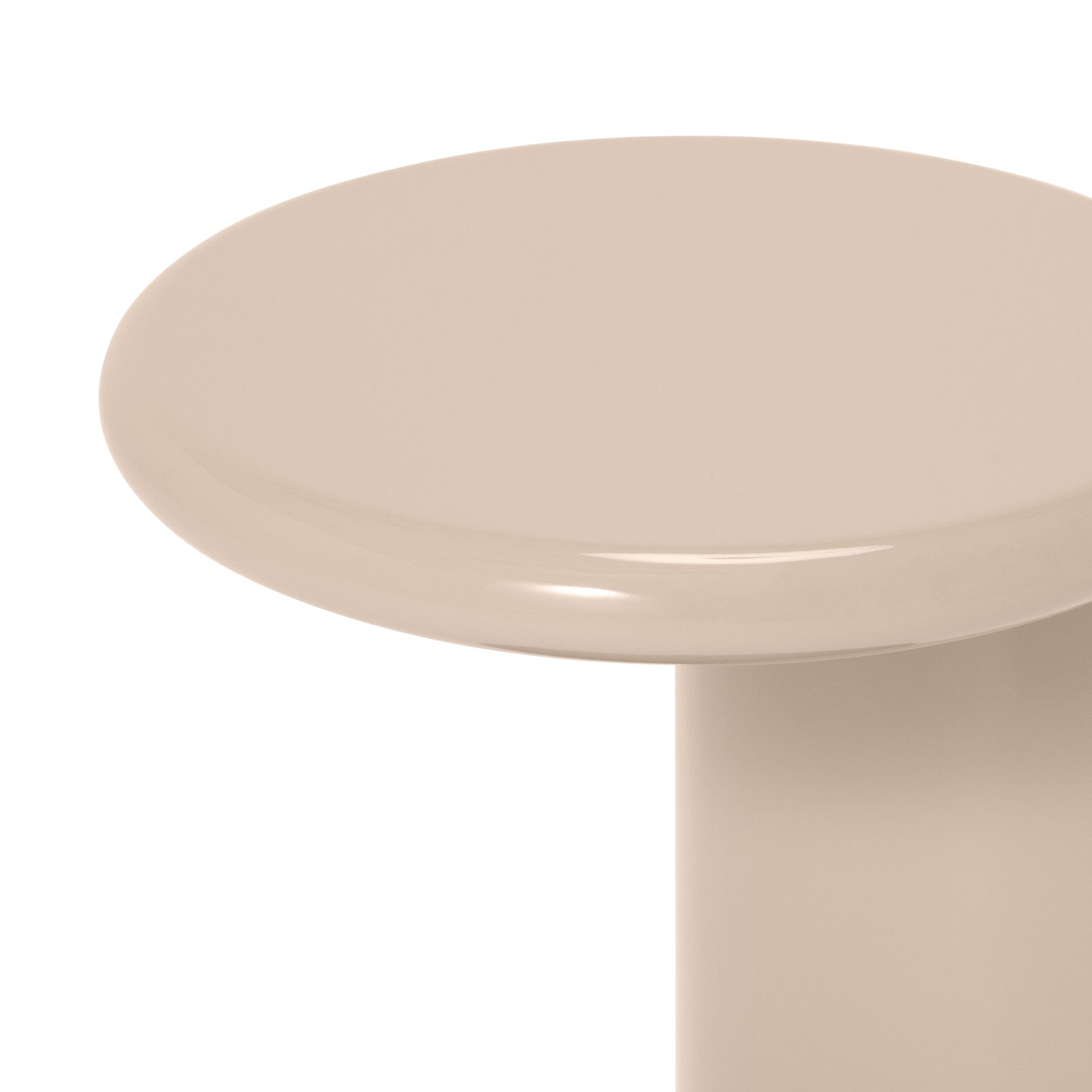 Side Table Beige W380×D380×H525