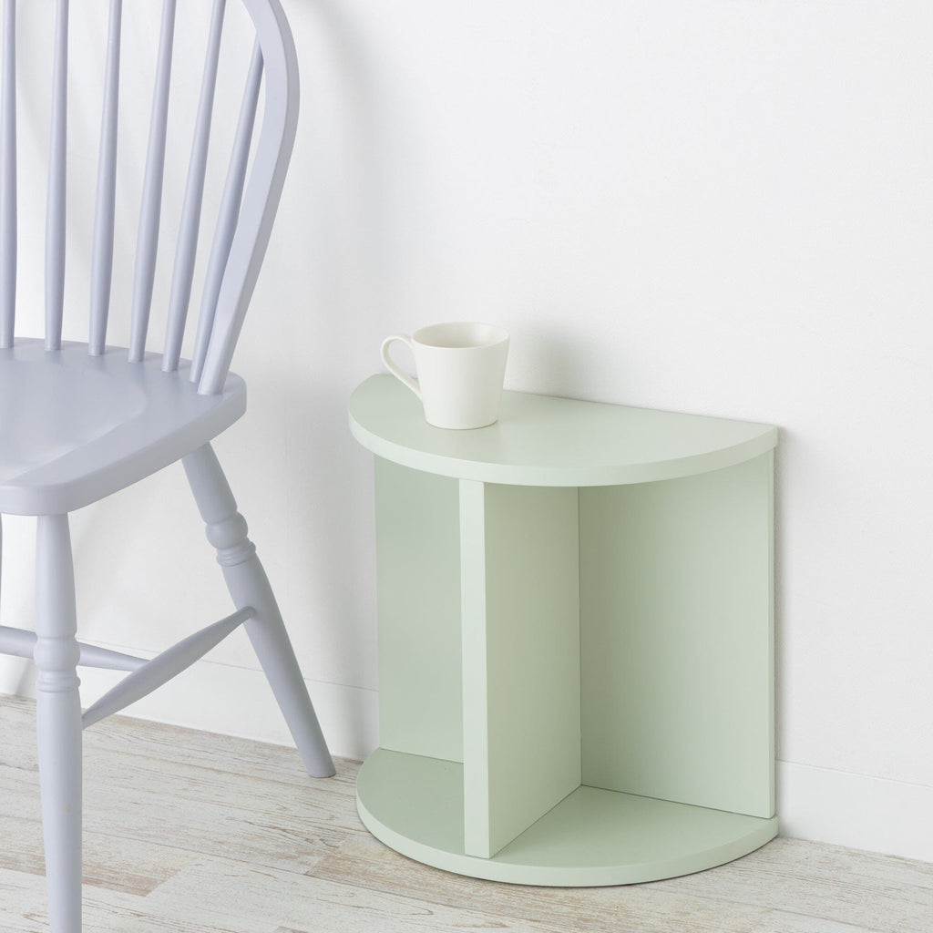 Side Table Low Light Green