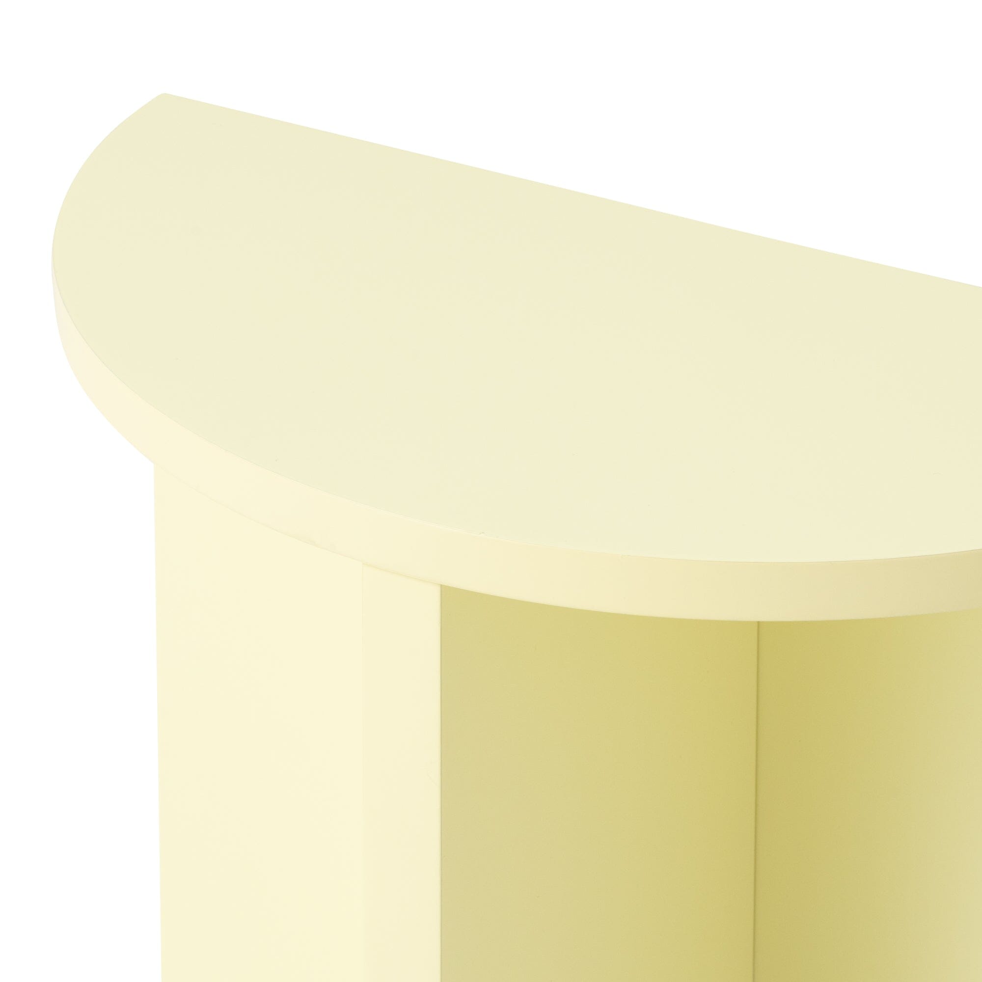 Side Table Low Light Yellow