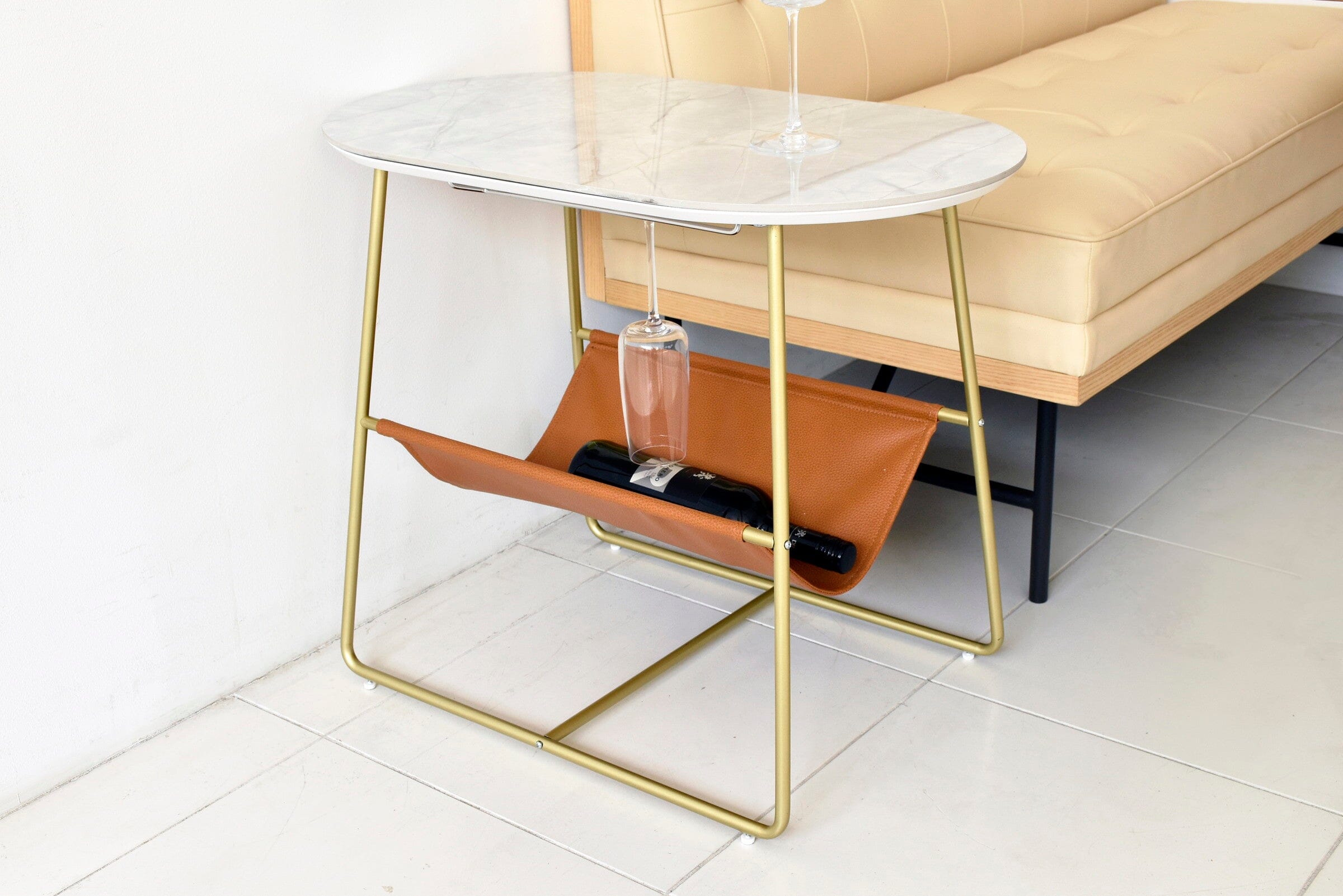 Side Table White