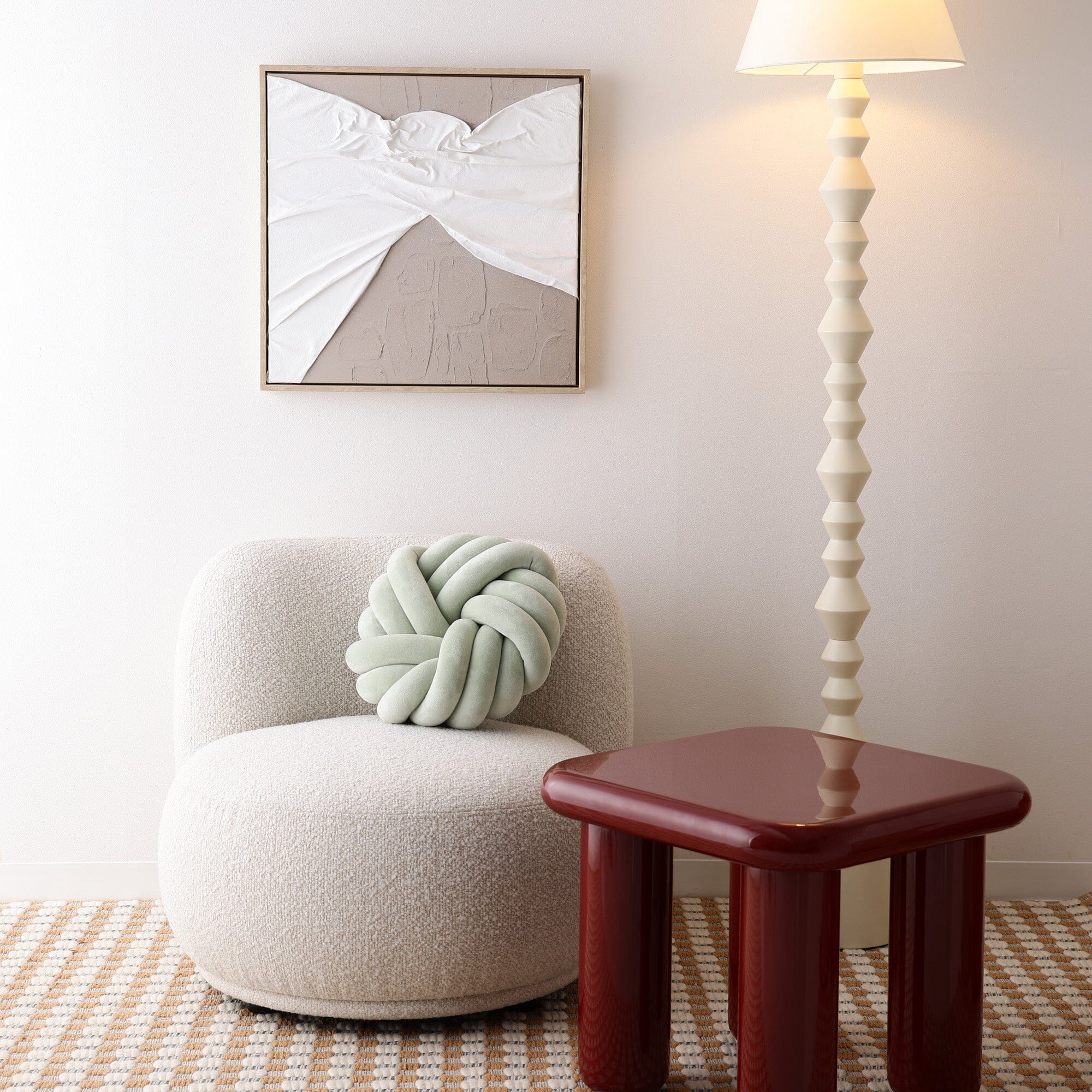 Coffee Table 50Cm (A) Red