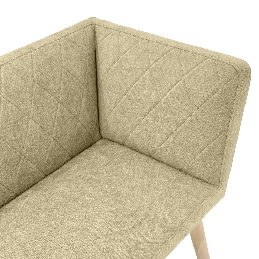 Couch Left Light Beige X White (W1350 × D537 × H740)