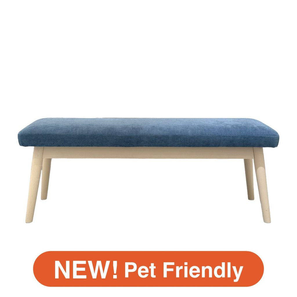 Pioni Bench Blue X White (W1150× D380 × H440)