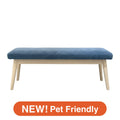 Pioni Bench Blue X White (W1150× D380 × H440)