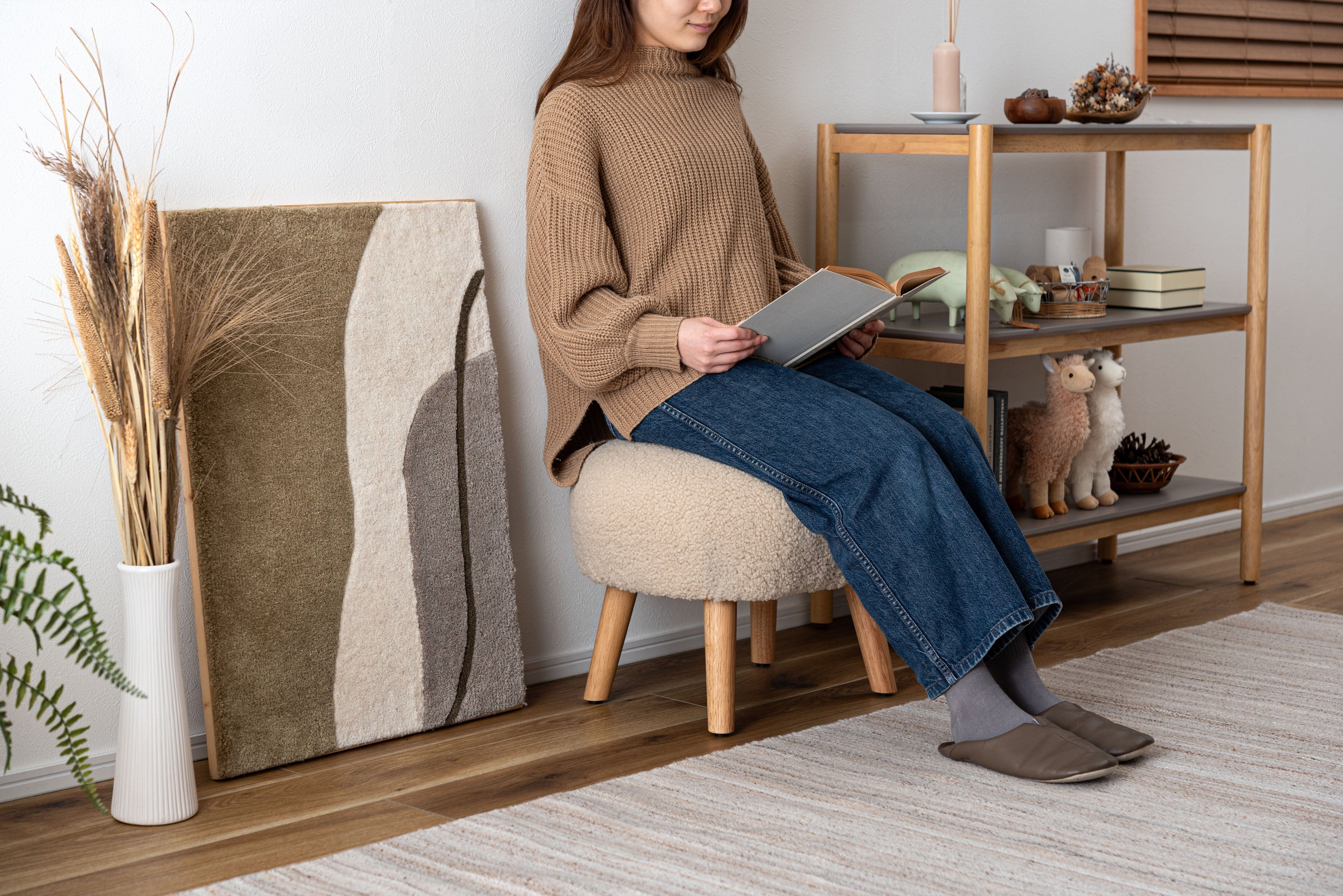 Stool Light Beige