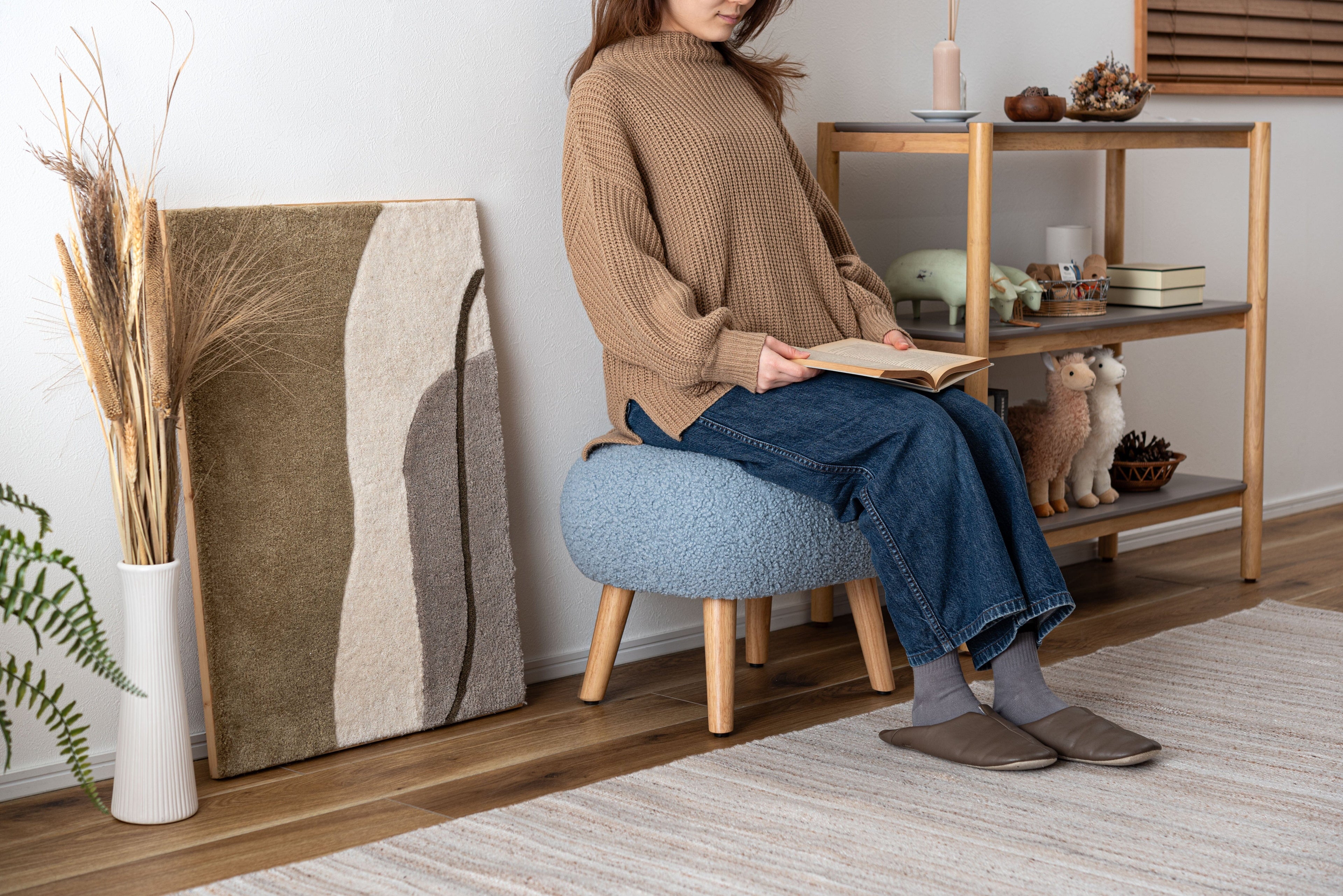 Stool Light Blue