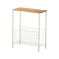 Side Table With Rack Ivory