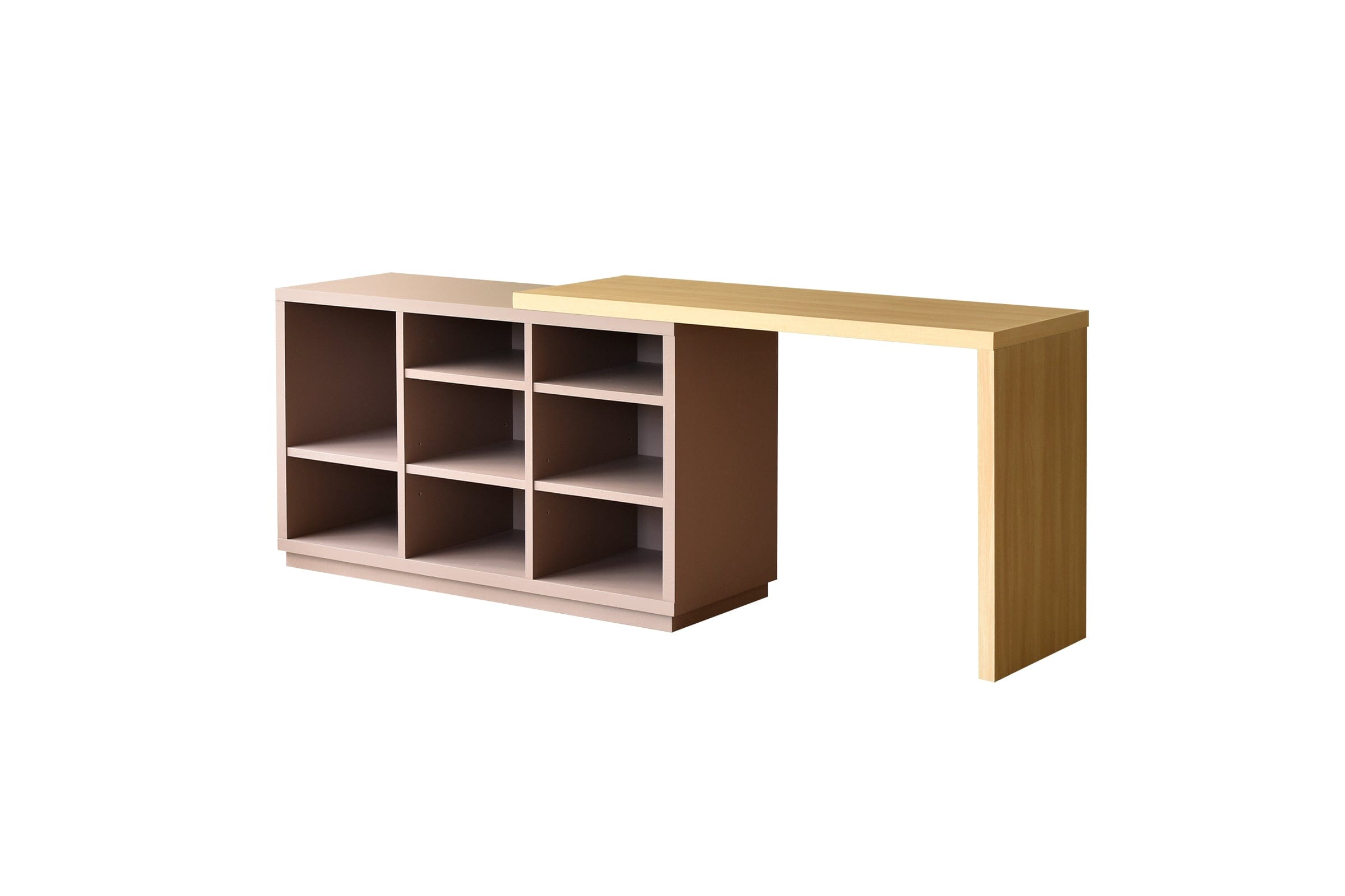 Shelf Desk Brown