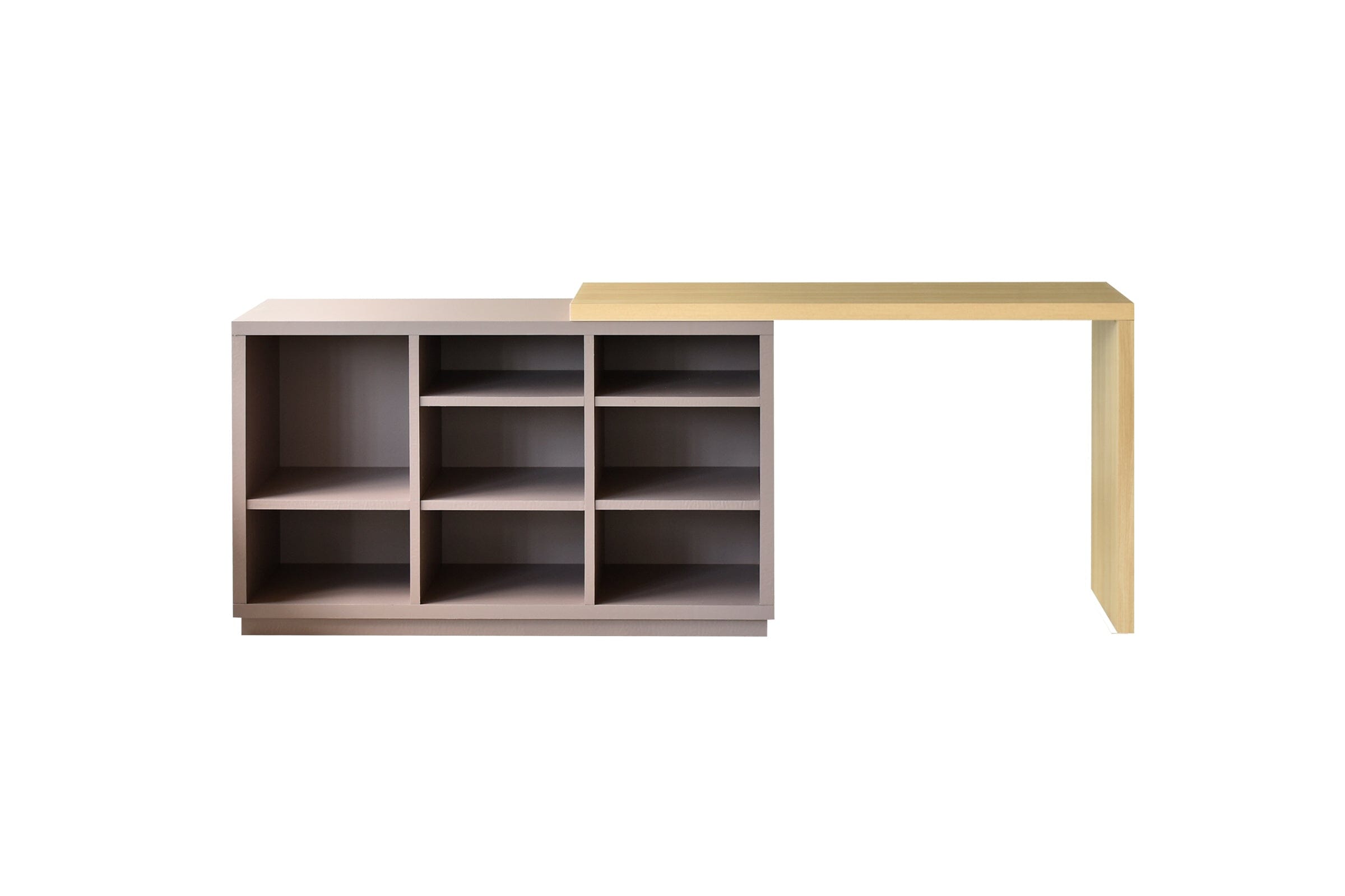 Shelf Desk Brown